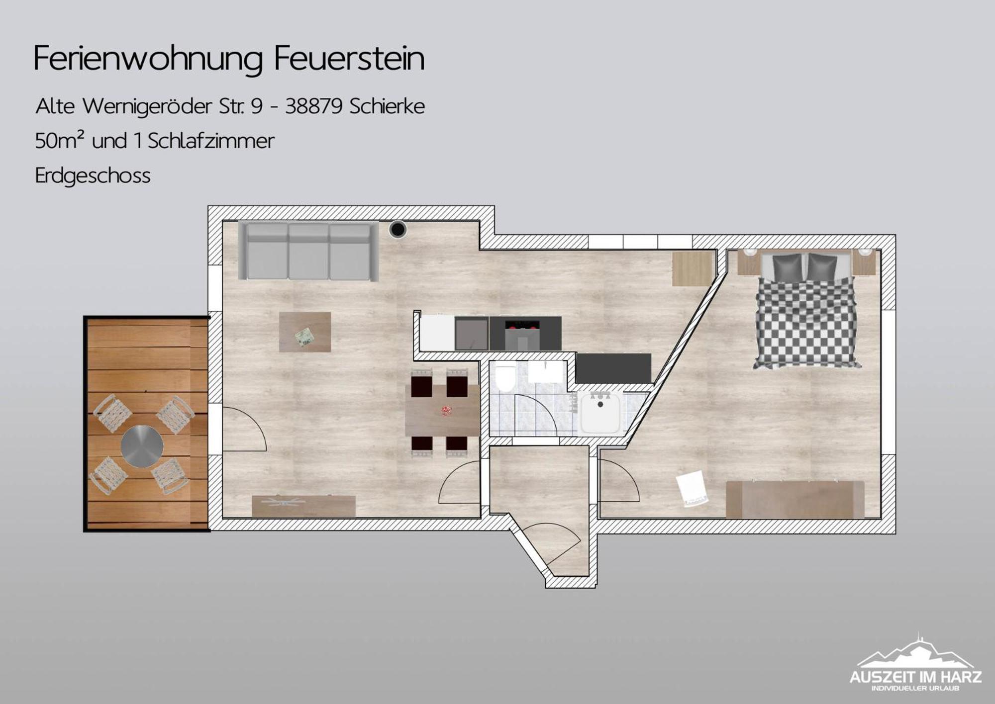 שירקה Auszeit Im Harz Haus 1 Wohnung Feuerstein מראה חיצוני תמונה
